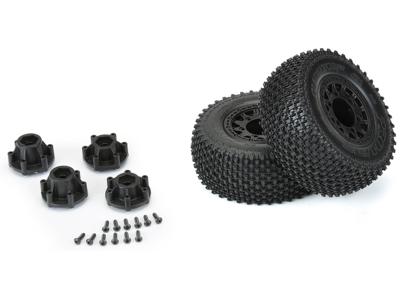 Pro-Line kolo 2.2/3.0", pneu Gladiator M2, disk Raid H12 černý (2)
