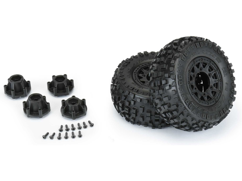 Pro-Line kolo 2.2/3.0", pneu Badlands, disk Raid H12 černý (2)