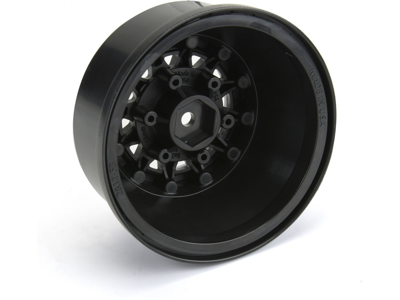 Pro-Line disk 2.2/3.0" Raid bead lock H12/H14 SC stříbrno-černý (2)