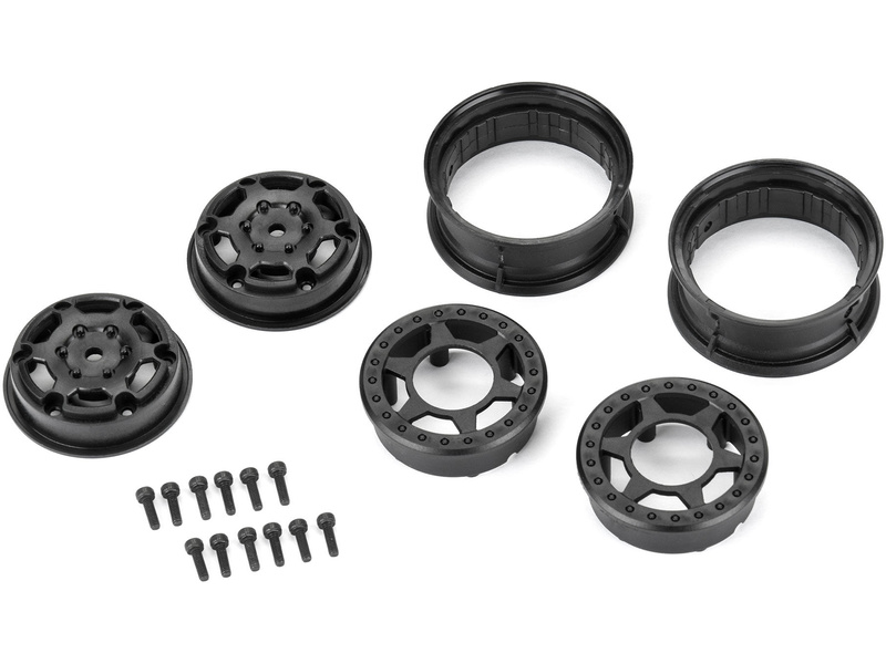 Pro-Line disk 1.55" 1:10 Holcomb Crawler Bead-Loc H12 černý (2)