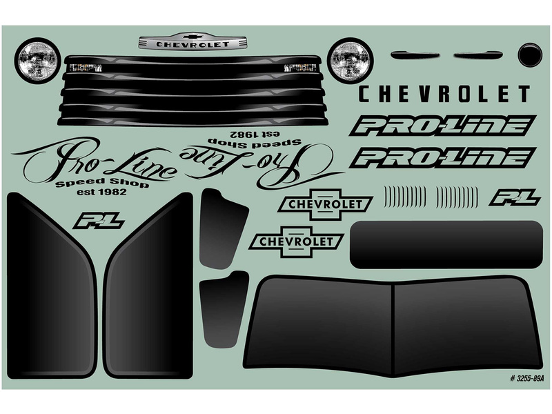 Pro-Line karosérie 1:10 Chevrolet Early 1950 šedá (Stampede, Granite)