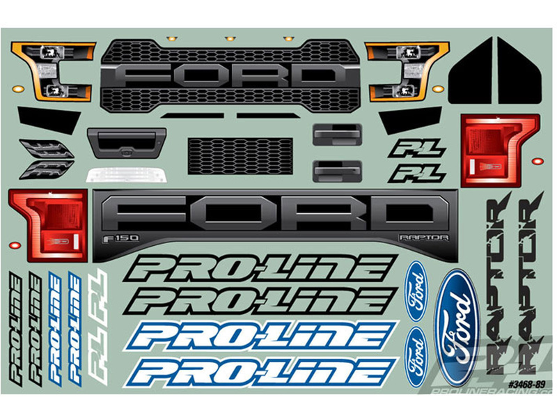 Pro-Line karosérie 1:8 Ford F-150 Raptor 2017 (Monster Truck)