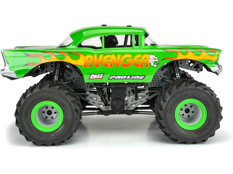 Pro-Line karosérie 1:8 Chevy Bel Air 1957 "Avenger Edition" čirá: Losi LMT