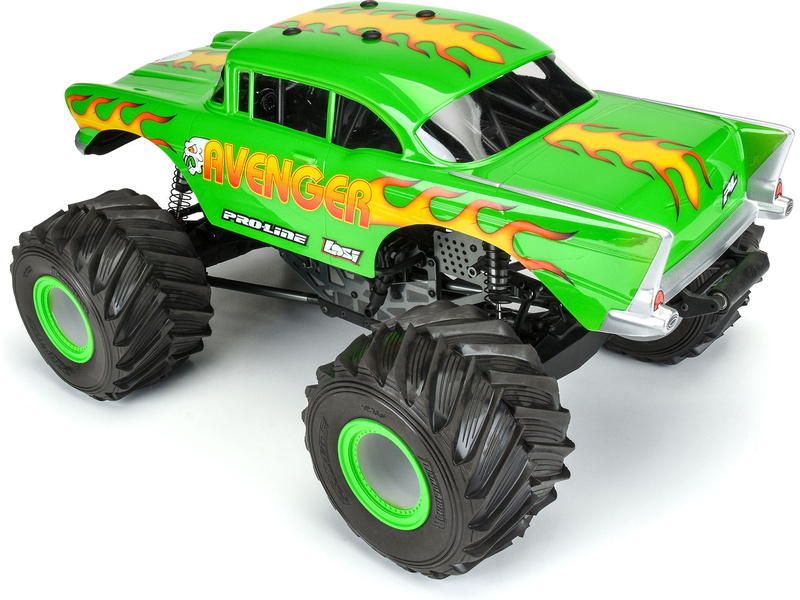 Pro-Line karosérie 1:8 Chevy Bel Air 1957 "Avenger Edition" čirá: Losi LMT