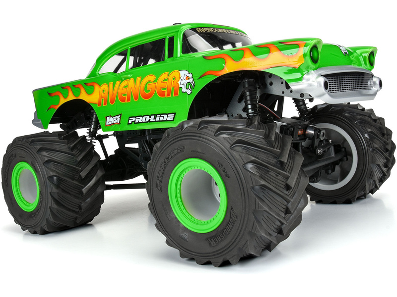 Pro-Line karosérie 1:8 Chevy Bel Air 1957 "Avenger Edition" čirá: Losi LMT