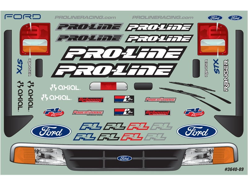 Pro-Line karosérie 1:10 1993 Ford Ranger Pre-Runner čirá (rozvor 313mm)