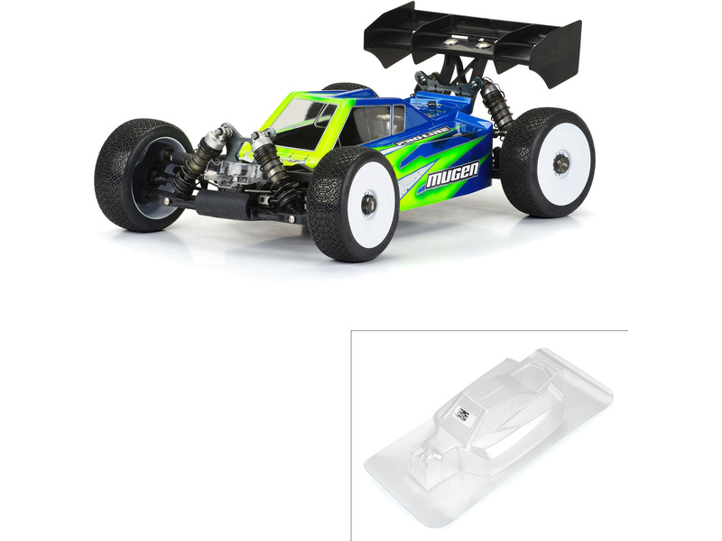 Pro-Line karosérie 1:8 Sector čirá: Mugen MBX8/MBX8R