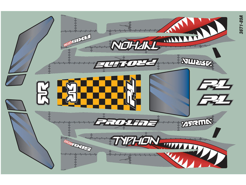 Pro-Line karosérie 1:14 Axis šedá: Typhon GROM