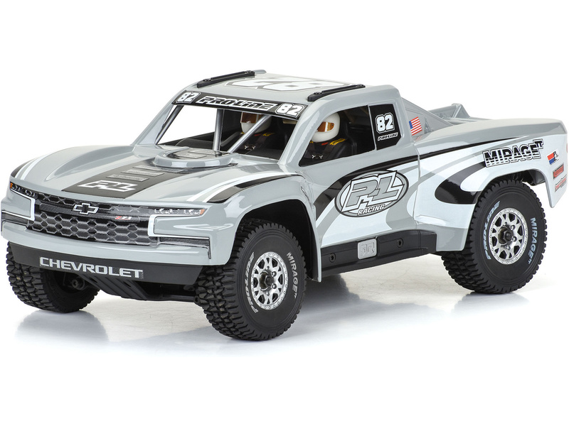 Pro-Line karosérie 1:16 2019 Chevy Trophy Truck šedá: Grom