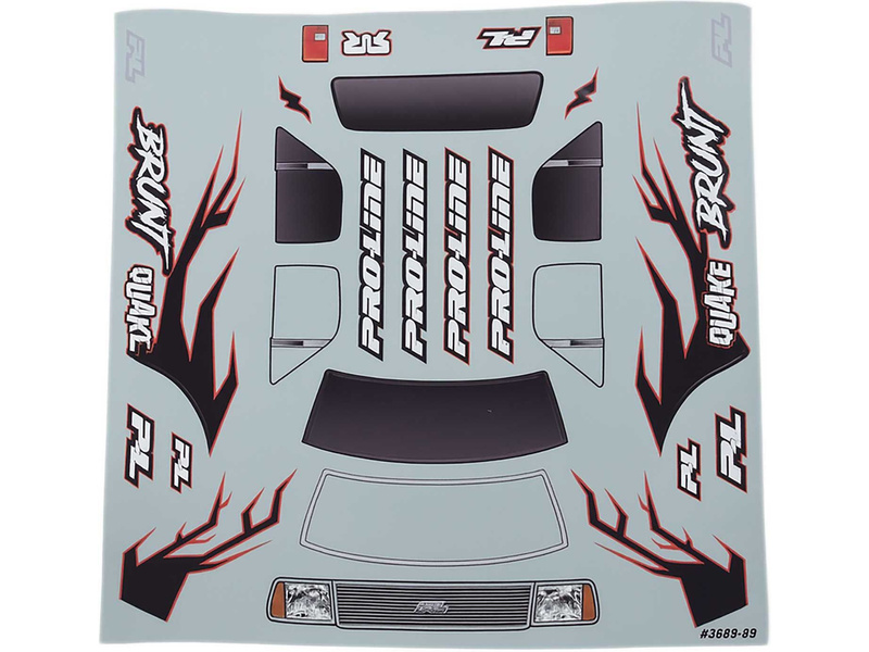 Pro-Line karosérie 1:16 Brunt červená: Arrma Quake Grom