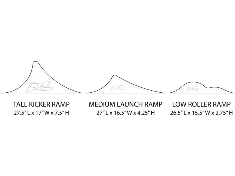 Pro-Line sada ramp (3x skokánek) Big Air Triple RC
