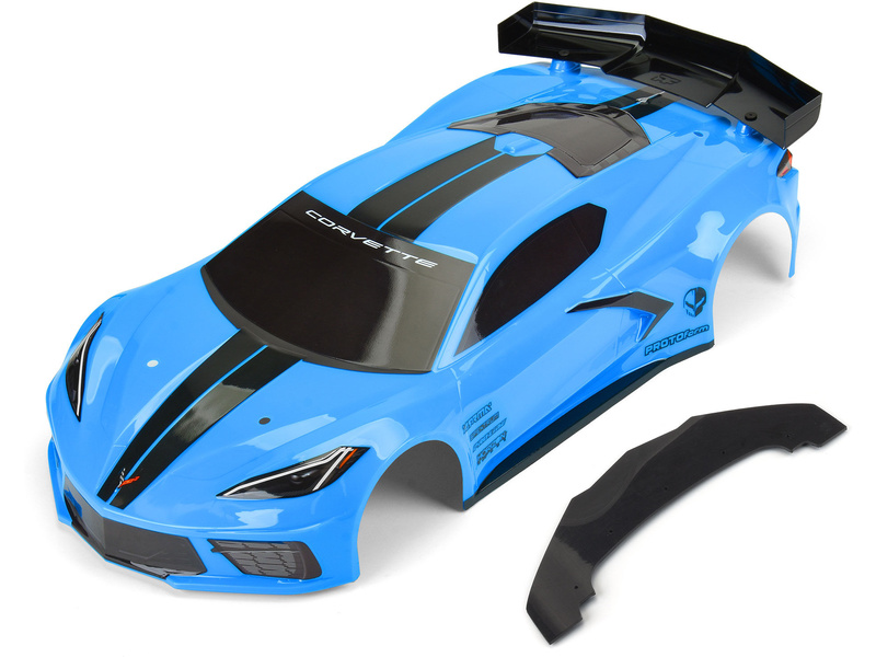 PROTOform karosérie 1:7 Chevrolet Corvette C8 modrá: Arrma Felony