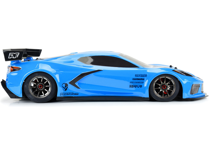 PROTOform karosérie 1:7 Chevrolet Corvette C8 modrá: Arrma Felony