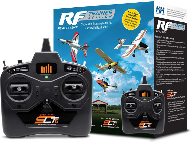 RealFlight Trainer Edition RC letecký simulátor, vysílač SLT6,