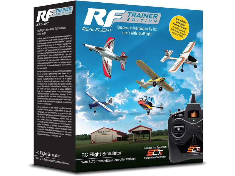 RealFlight Trainer Edition RC letecký simulátor, vysílač SLT6,