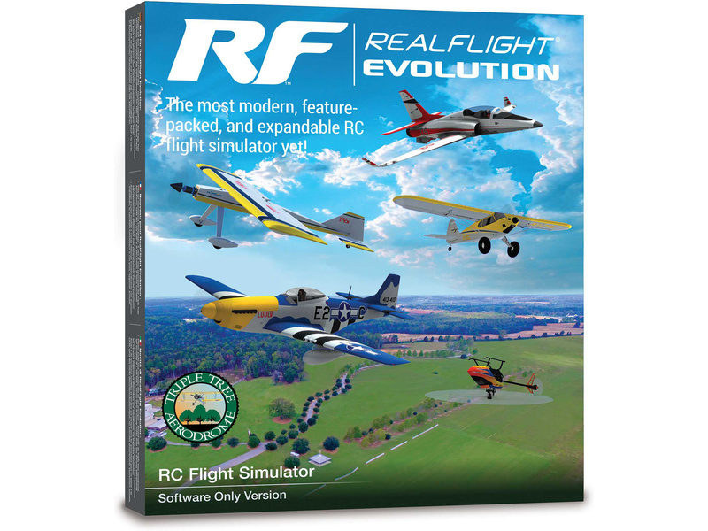 RealFlight Evolution RC letecký simulátor, ovladač InterLink DX