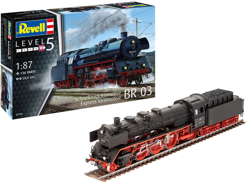 Revell lokomotiva DRG Class 03 s tendrem (1:87)