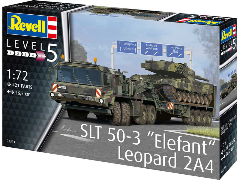 Revell SLT 50-3 Elefant a Leopard 2A4 (1:72)