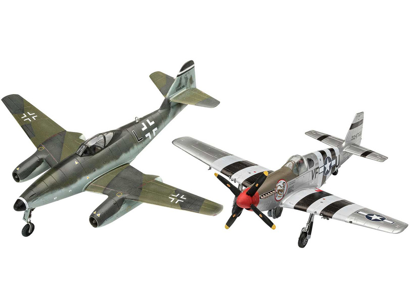 Revell Messerschmitt Me 262, P-51B Mustang(1:72)