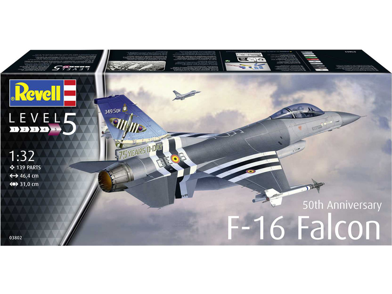 Revell General Dynamics F-16 Falcon 50. výročí (1:32)