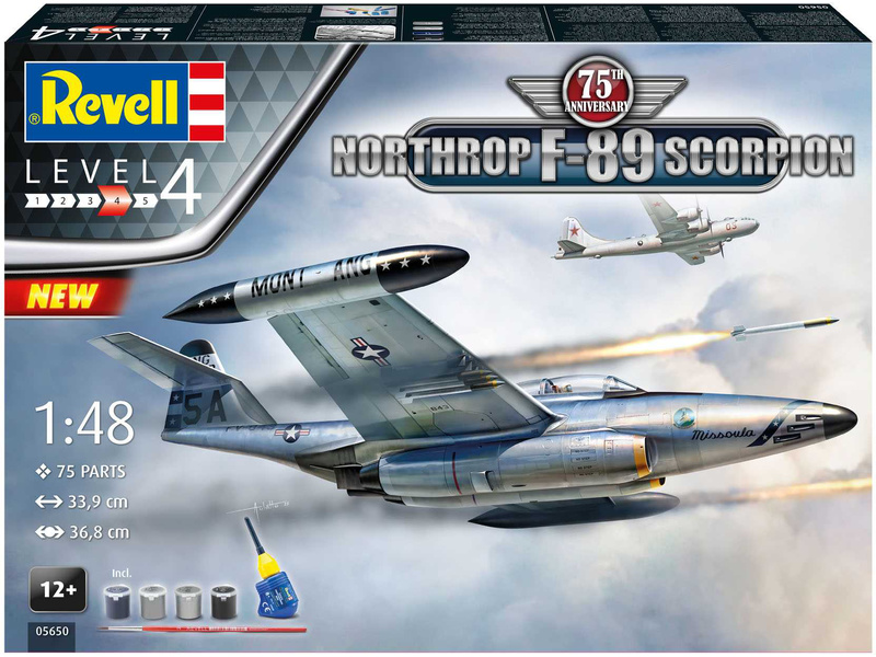 Revell Northrop F-89 Scorpion 50. výročí (1:48) (giftset)
