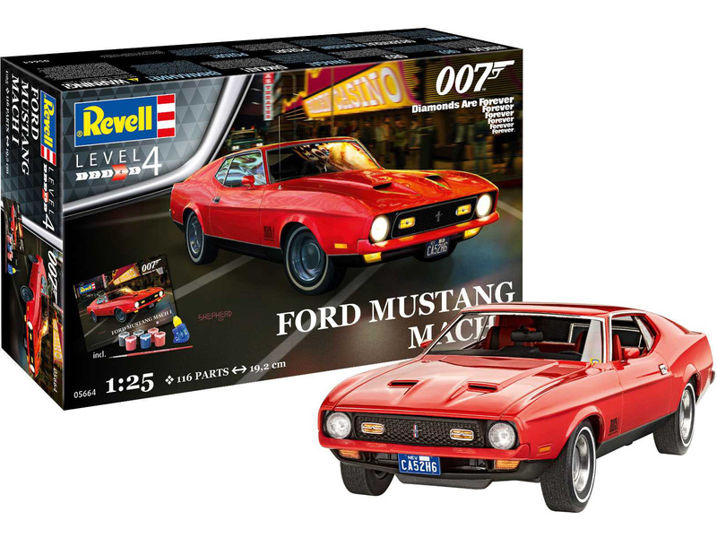 Revell Ford Mustang I - Diamanty jsou věčné (1:25) (Giftset)