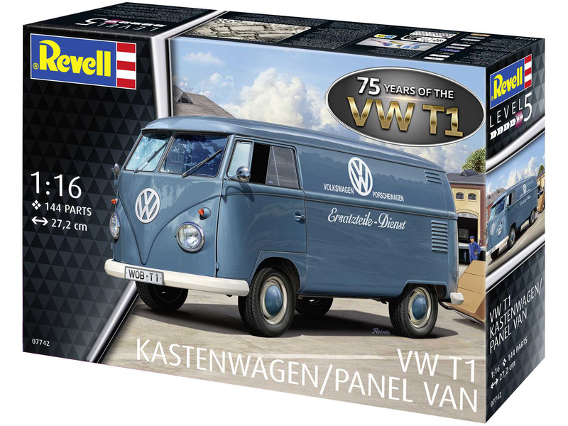 Revell Vokswagen T1 Panel Van 75. výročí (1:16)