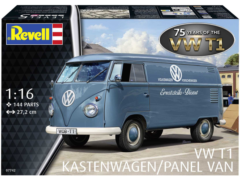 Revell Vokswagen T1 Panel Van 75. výročí (1:16)