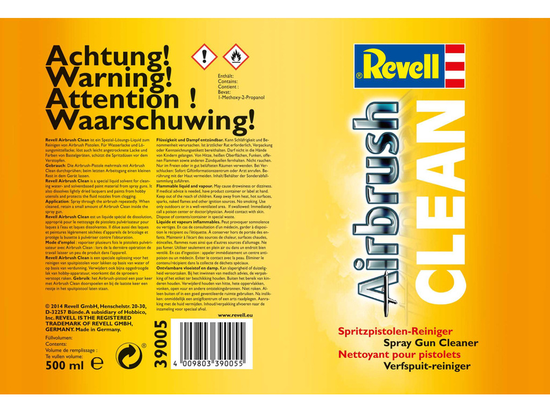 Revell airbrush clean 500ml