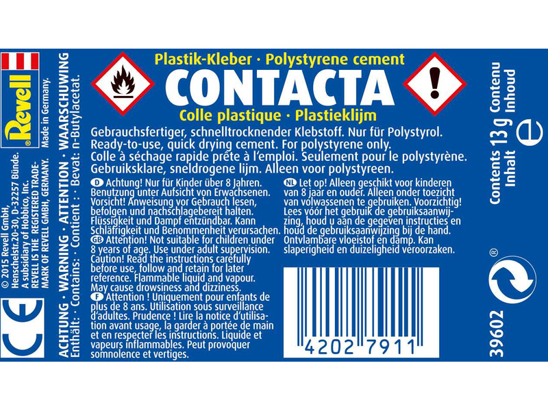 Revell lepidlo Contacta Gel 13g,