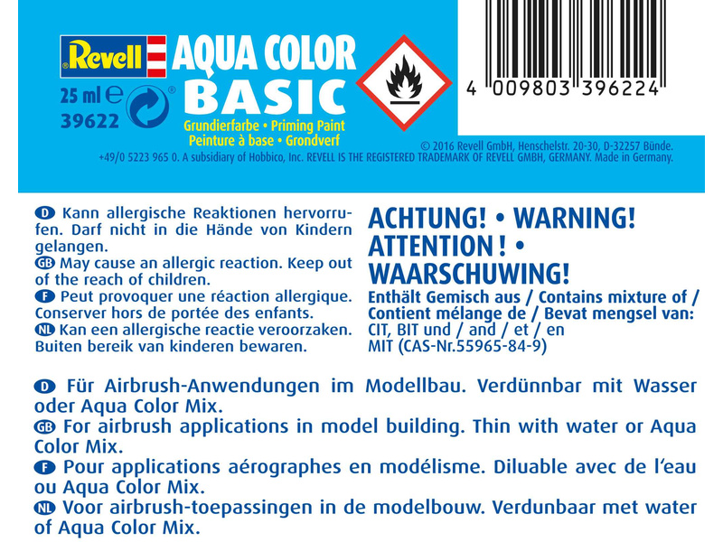 Revell podkladová barva Aqua Color Basic 25ml
