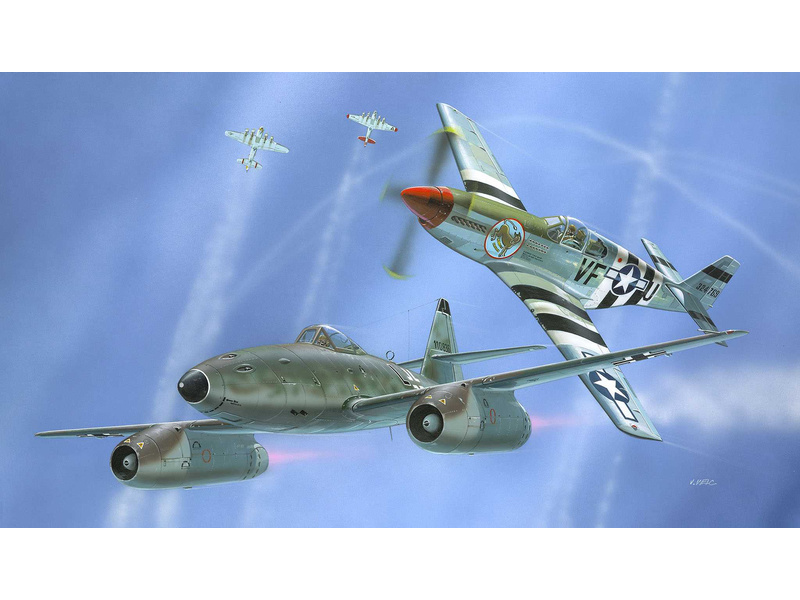 Revell Messerschmitt Me262, North American P-51B (1:72) (sada)