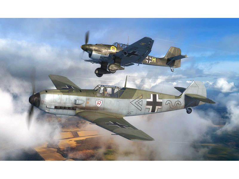 Revell Messerschmitt Bf109E & Ju87B Stuka (1:144) (sada),