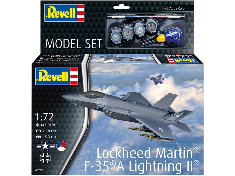 Revell Lockheed Martin F-35A Lightning II (1:72) (sada)