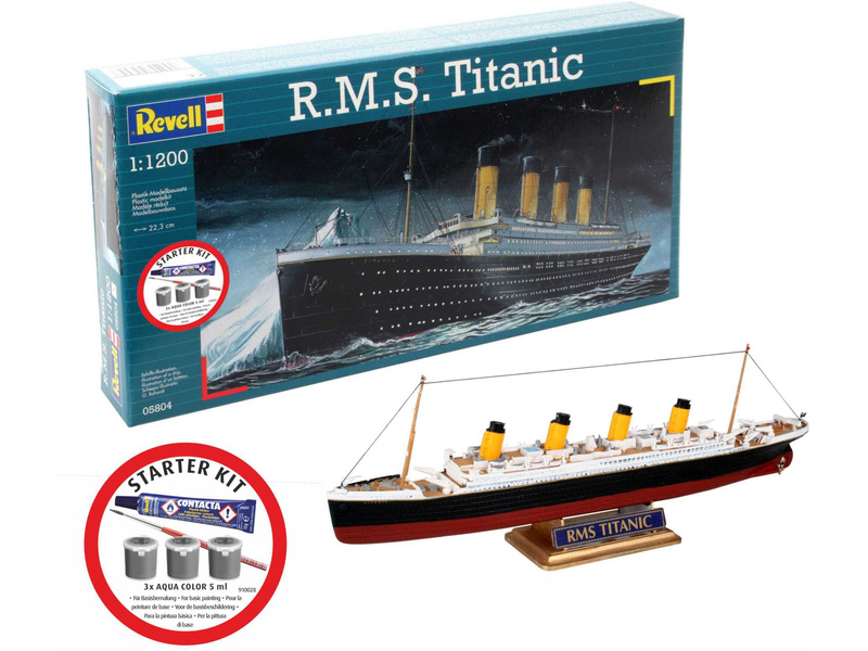 Revell R.M.S. Titanic (1:1200) (Starter Kit)