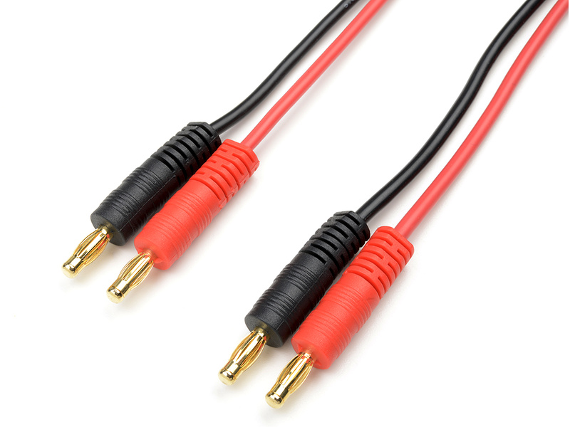 Nabíjecí kabel - banánky 14AWG 30cm