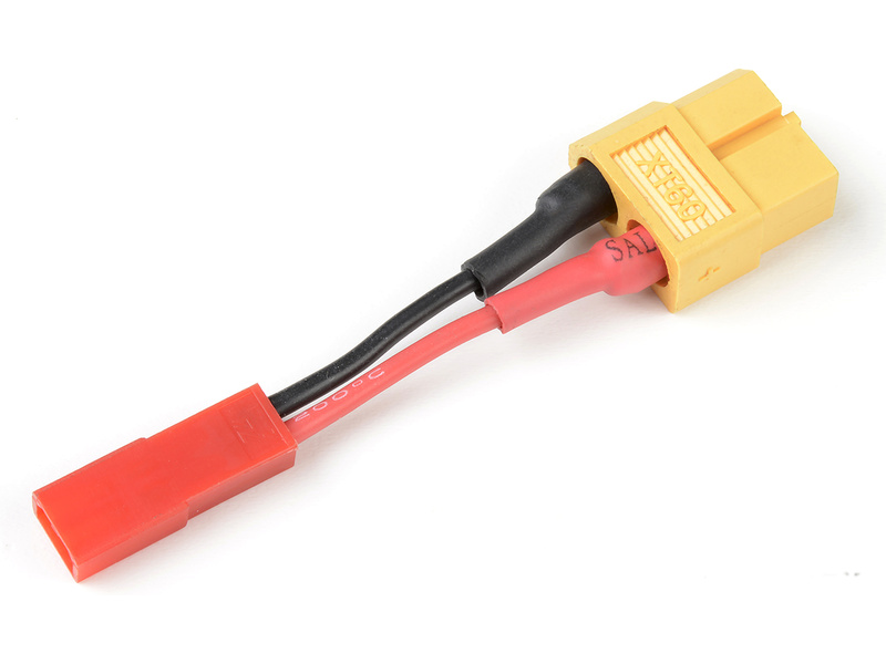 Konverzní kabel XT-60 baterie - JST přístroj 20AWG