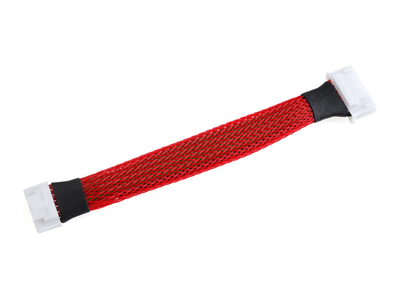 Ochranný kabelový oplet 8mm červený (1m)