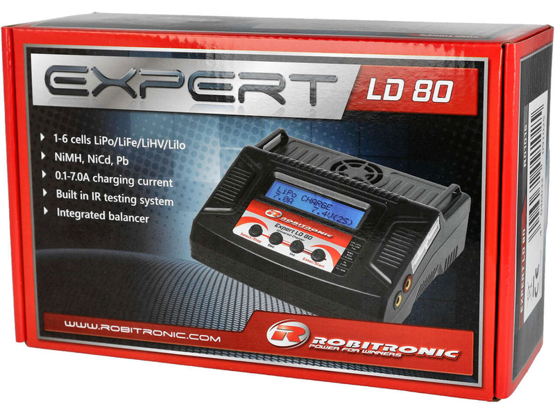 Robitronic nabíječ Expert LD 80 80W V2 AC/DC
