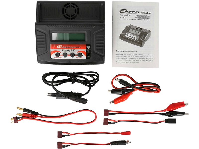Robitronic nabíječ Expert LD 80 80W V2 AC/DC