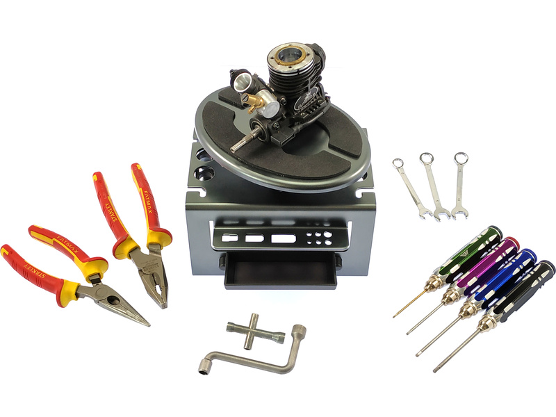 Robitronic stojan na RC auta šedý