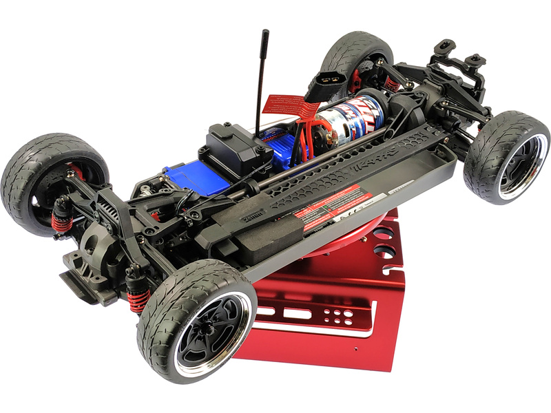 Robitronic stojan na RC auta červený
