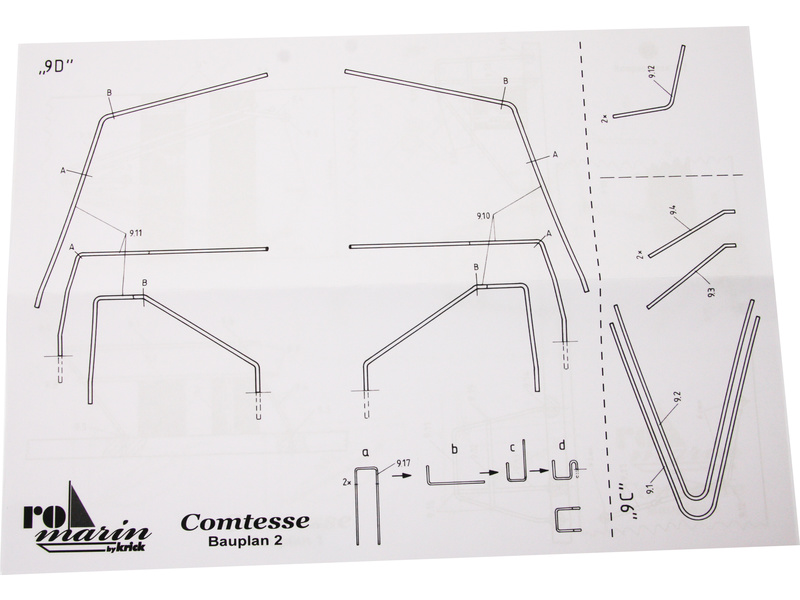 ROMARIN Comtesse plachetnice kit