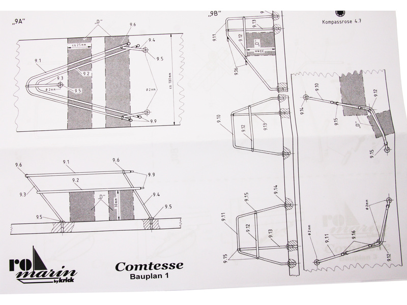 ROMARIN Comtesse plachetnice kit