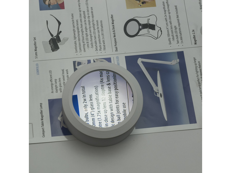 Lightcraft lupa 3x s LED osvětlením