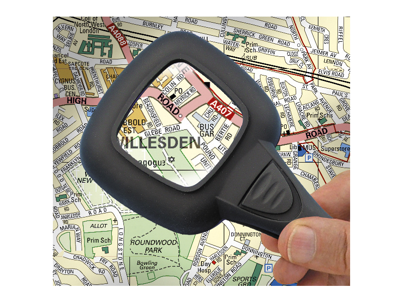 Lightcraft lupa s LED osvětlením a stojánkem