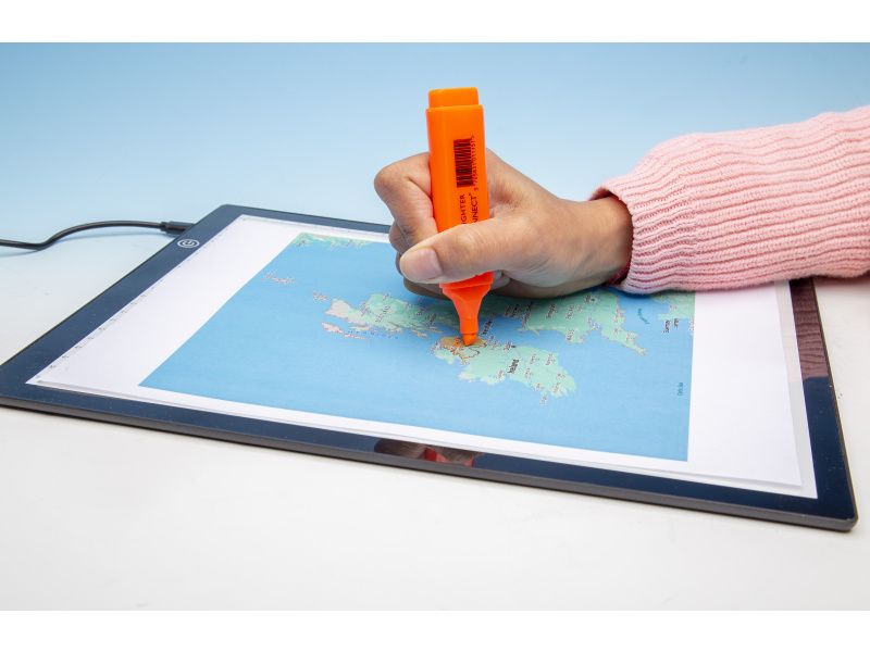 Lightcraft svíticí podložka A3 LED tenká