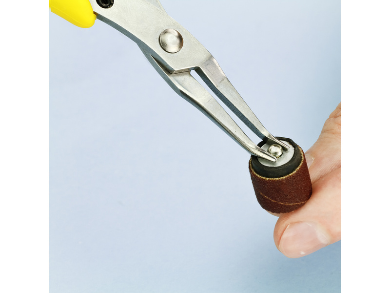 Modelcraft nerezové kleště jehlové zahnuté