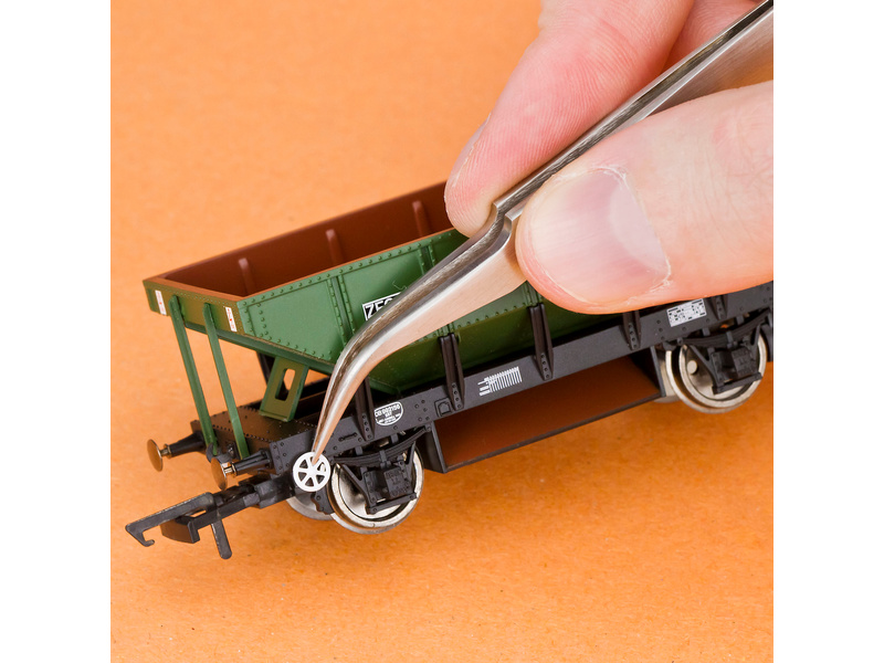 Modelcraft nerezová pinzeta zahnutá