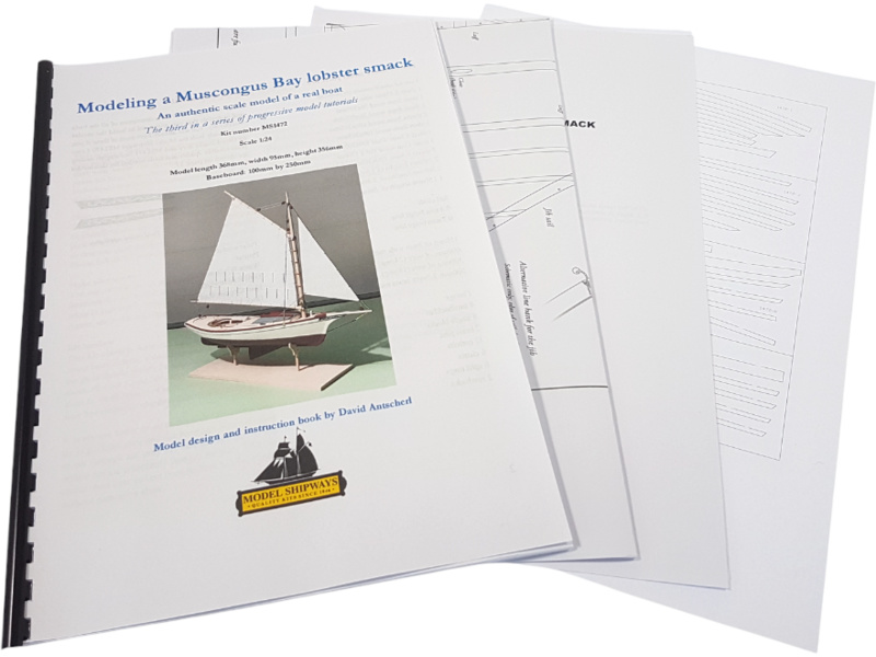 Model Shipways Muscongus Lobster Smack 1:24 kit